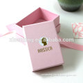 cardboard pink jewelry packaging box for christmas